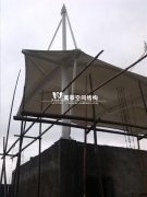 十里豐監獄看臺工程施工進入尾聲